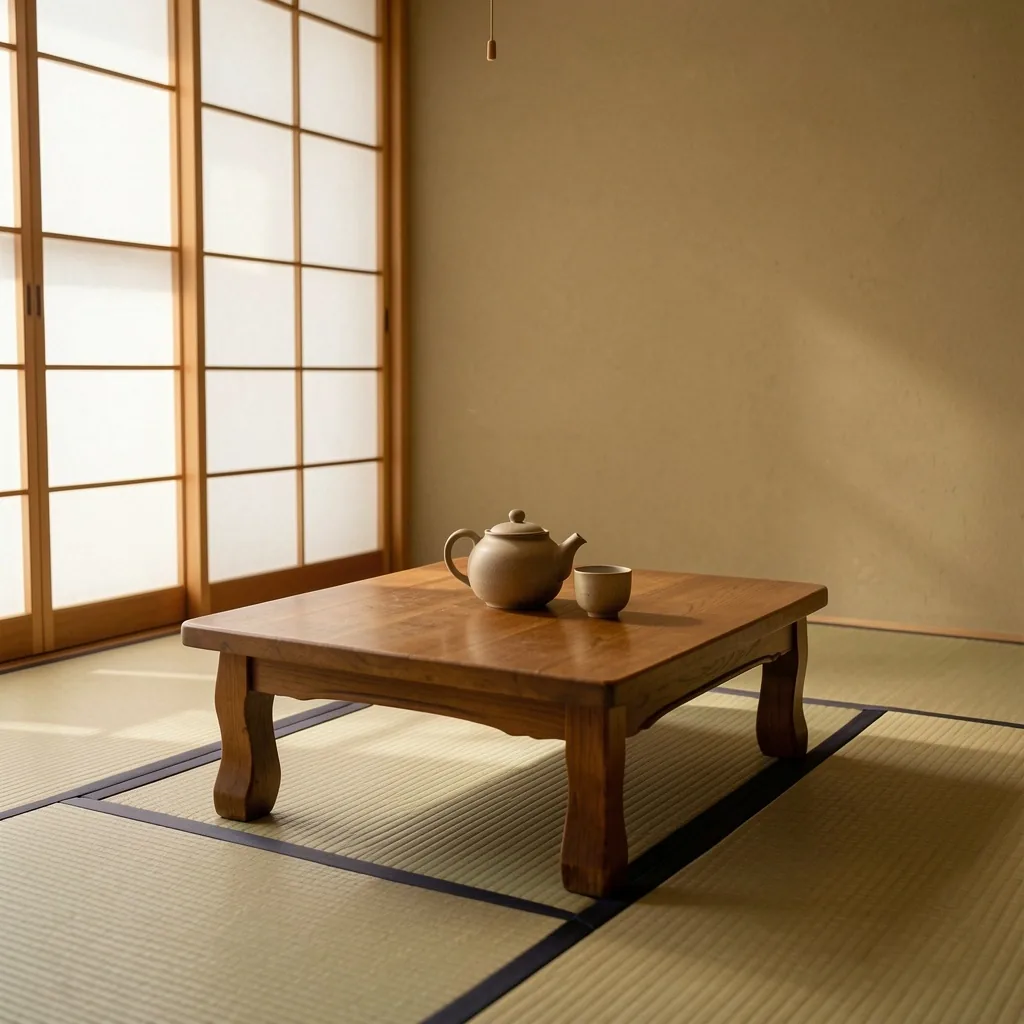 静かな和室のインテリア